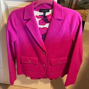 Talbots Vibrant Pink Blazer